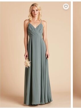 NWT! Spaghetti-Strap V-Neck Maxi Dress in Sea Glass. It has pockets! XL